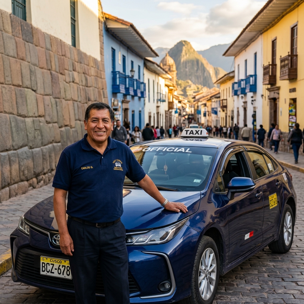 Conductor profesional de Taxi Tours D'MARC en Cusco